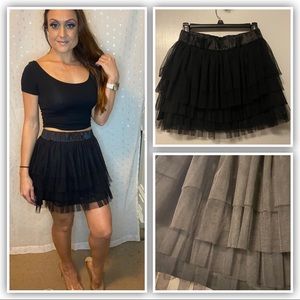 Studio Y Tulle layered Mini Skirt